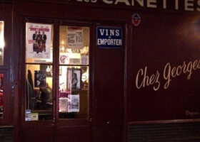 wine bar chez georges in paris