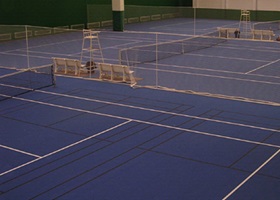 paris blue tennis courts racing de france