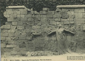 cimetière du père lachaise mur des fédérés