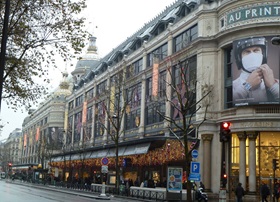 shopping boulevard haussman paris